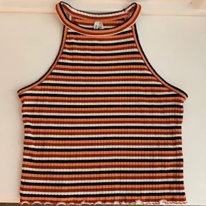 Mudd cropped tank top; size L fits like M